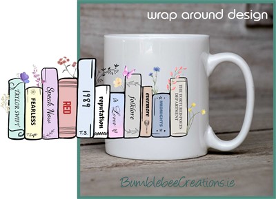 Taylor Swift Mug : Albums Books 2024
